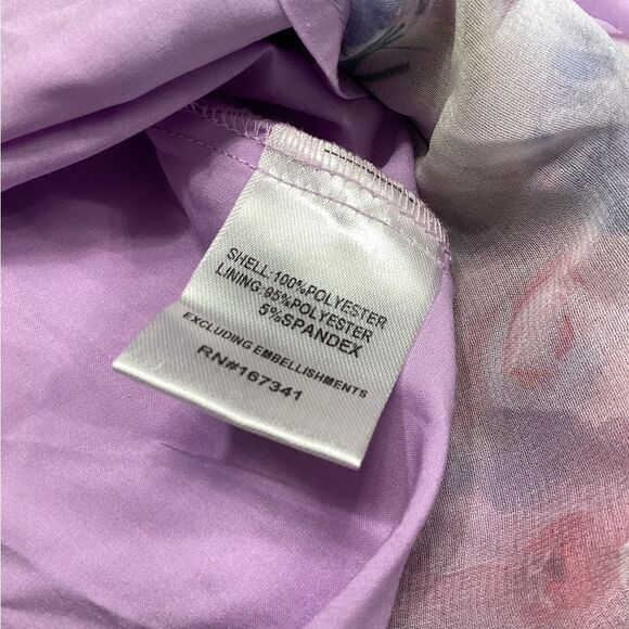 Hello Molly Enchanting Frill Maxi Dress Purple - Picture 16 of 16